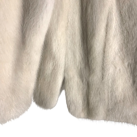 Tourmaline white blonde mink Vtg coat jacket pristine condition pockets collar M - Picture 2 of 13